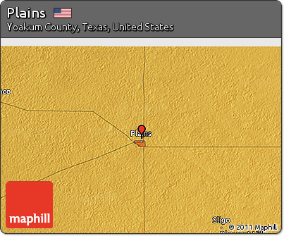 Physical 3D Map of Plains