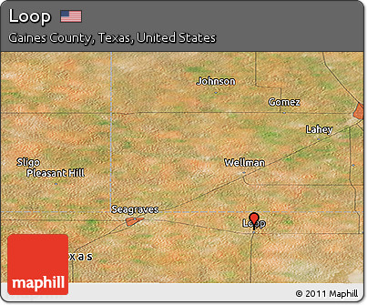 Satellite Panoramic Map of Loop