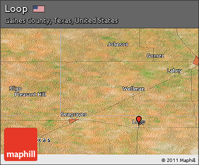 Satellite Panoramic Map of Loop