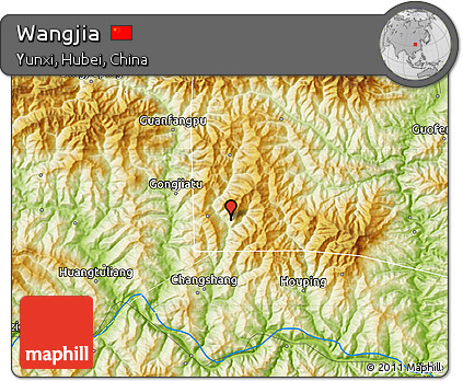 Physical Map of Wangjia