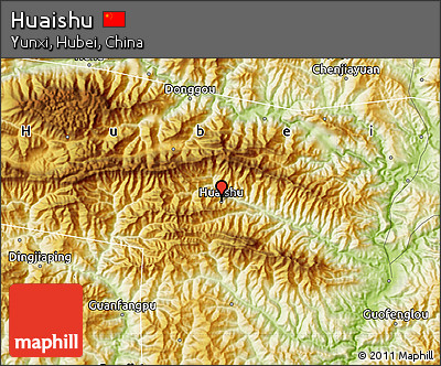 Physical Map of Huaishu