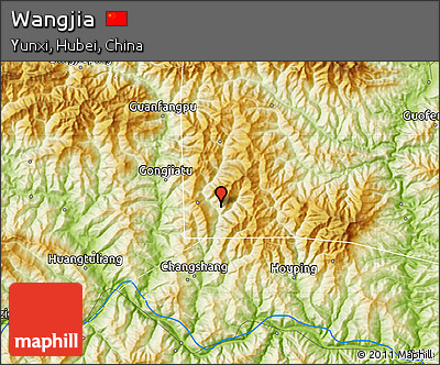 Physical Map of Wangjia