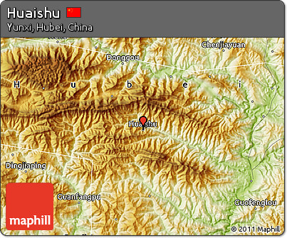 Physical Map of Huaishu