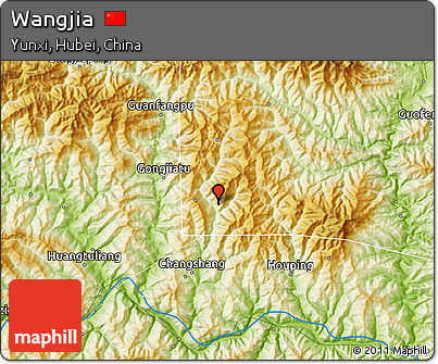 Physical Map of Wangjia