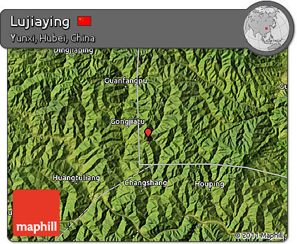 Satellite Map of Lujiaying