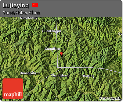 Satellite Map of Lujiaying