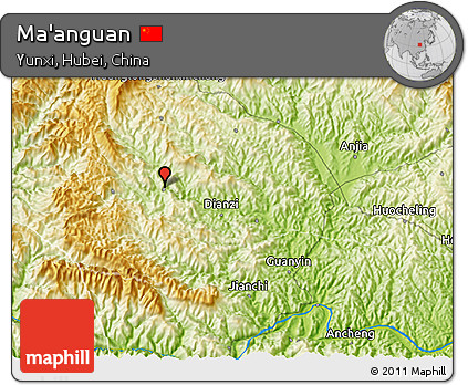 Physical 3D Map of Ma'anguan