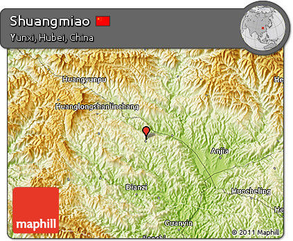 Physical 3D Map of Shuangmiao