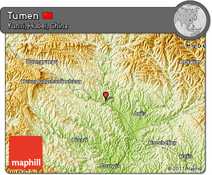 Physical 3D Map of Tumen