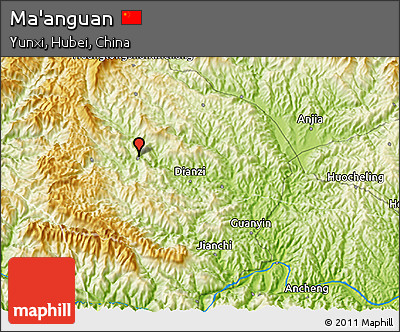 Physical 3D Map of Ma'anguan