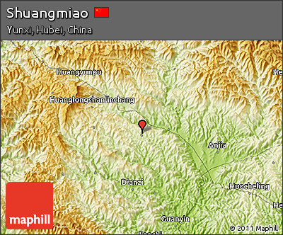 Physical 3D Map of Shuangmiao