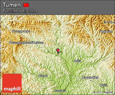 Physical 3D Map of Tumen