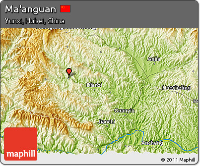 Physical 3D Map of Ma'anguan