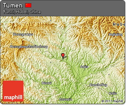 Physical 3D Map of Tumen
