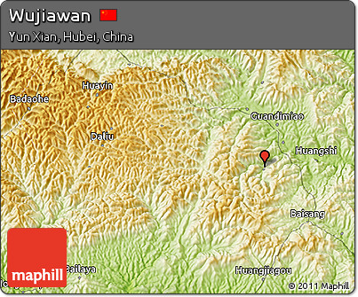 Physical 3D Map of Wujiawan