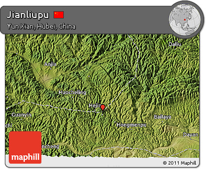 Satellite 3D Map of Jianliupu