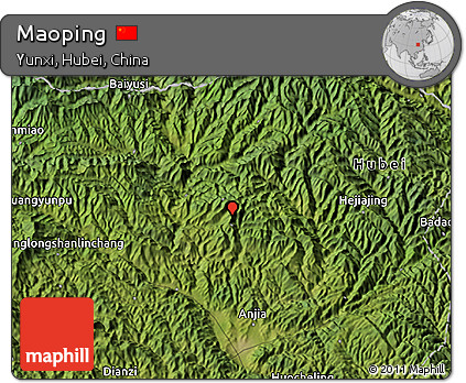 Satellite 3D Map of Maoping
