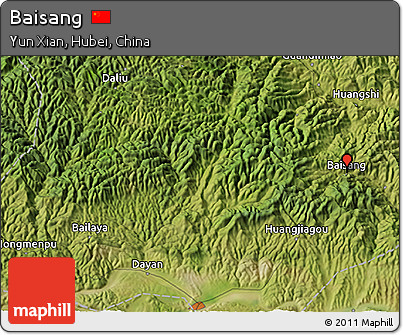 Satellite 3D Map of Baisang
