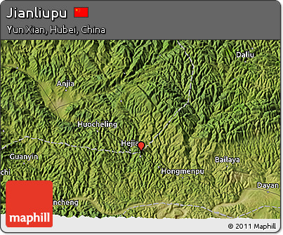 Satellite 3D Map of Jianliupu