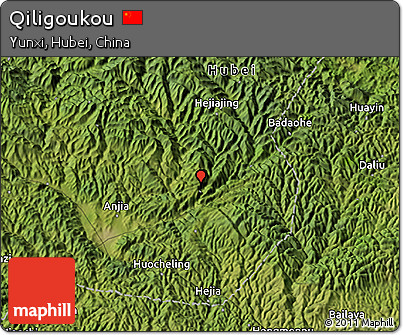 Satellite 3D Map of Qiligoukou