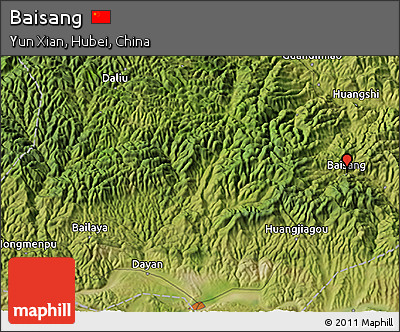 Satellite 3D Map of Baisang