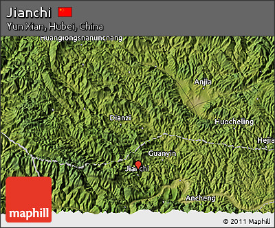 Satellite 3D Map of Jianchi