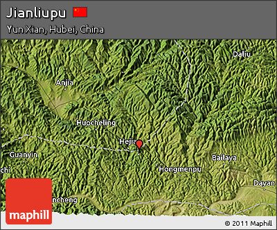 Satellite 3D Map of Jianliupu