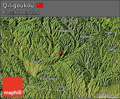 Satellite 3D Map of Qiligoukou