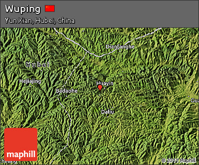 Satellite 3D Map of Wuping