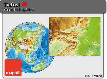 Physical Location Map of Tiefosi