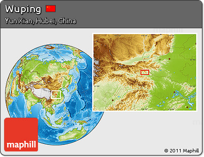 Physical Location Map of Wuping