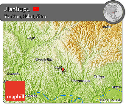 Physical Map of Jianliupu