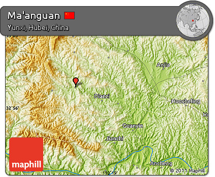 Physical Map of Ma'anguan