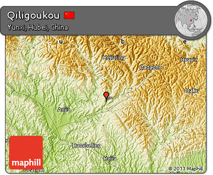 Physical Map of Qiligoukou