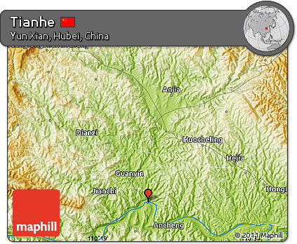 Physical Map of Tianhe