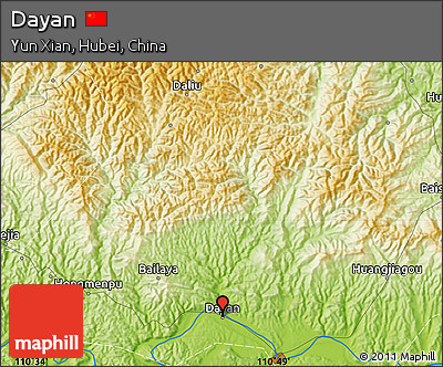 Physical Map of Dayan
