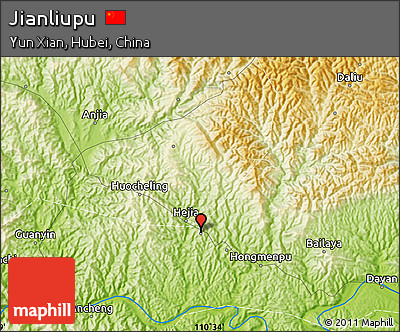 Physical Map of Jianliupu