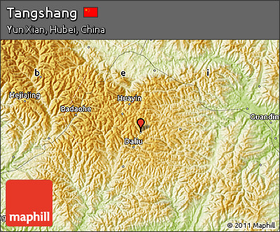 Physical Map of Tangshang