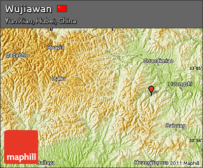 Physical Map of Wujiawan