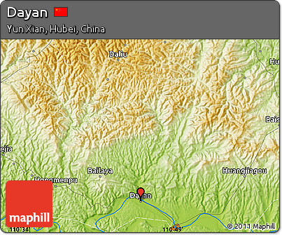 Physical Map of Dayan
