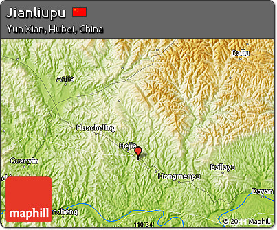 Physical Map of Jianliupu