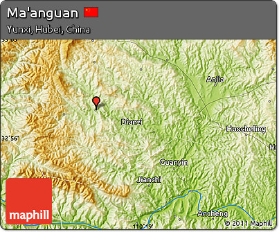 Physical Map of Ma'anguan