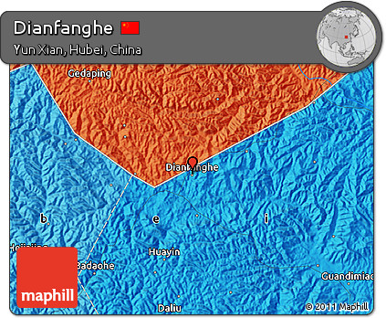 Political Map of Dianfanghe