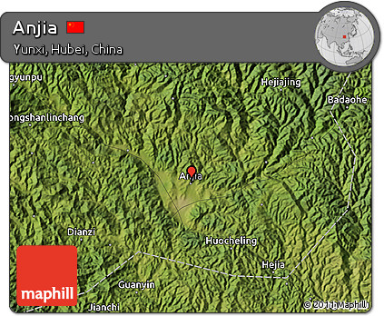 Satellite Map of Anjia