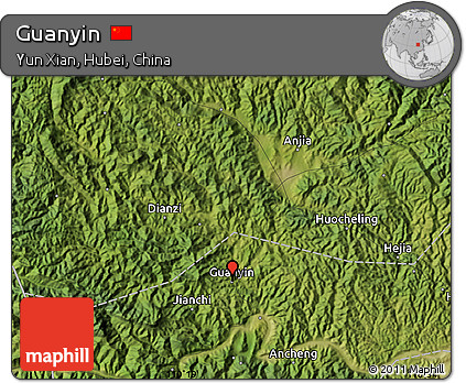 Satellite Map of Guanyin