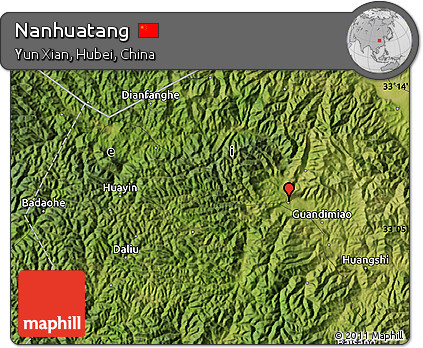 Satellite Map of Nanhuatang