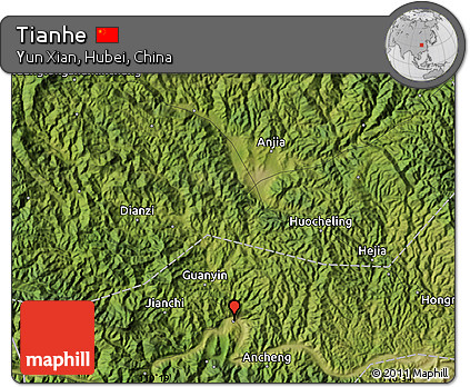 Satellite Map of Tianhe