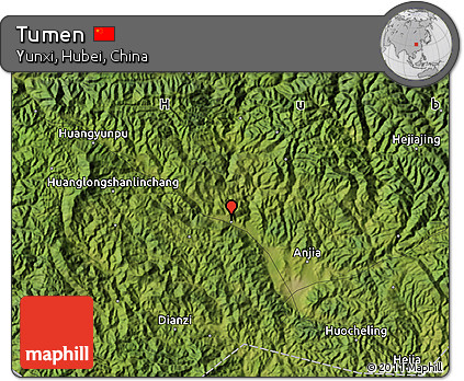 Satellite Map of Tumen