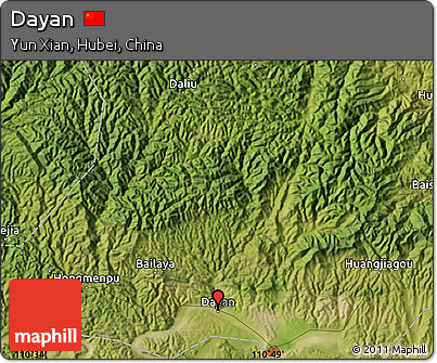Satellite Map of Dayan