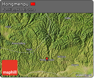 Satellite Map of Hongmenpu